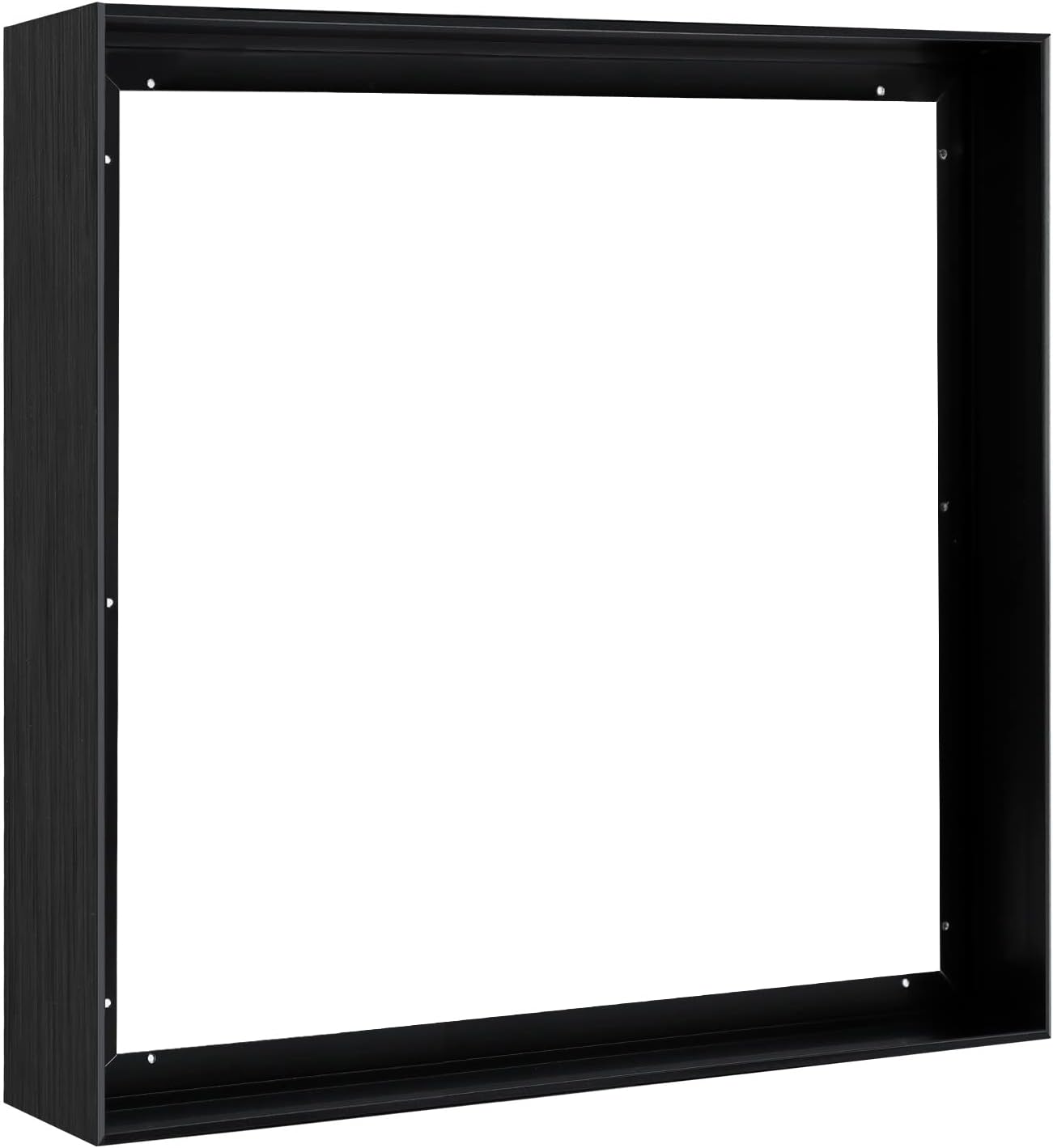 Floating Frame for 48x48 Canvas Painting, DIY Metal Canvas Frame with 1.5 Inch Deep for Oil Paintings Art Prints Artwork Landscape Portrait Living Room Wall Decor (Black)