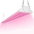 FREELICHT 1 Pack 4ft LED Grow Light, 60W (350W Equivalent), Red Blue (660nm+460nm) Full Spectrum Grow Lights for Indoor Plants, Hanging Plug in Grow Lamp for Hydroponic Greenhouse Plants Seedling Veg