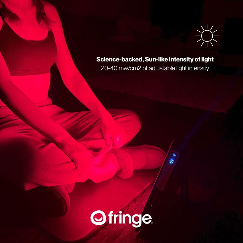 Fringe Red Light Panel, Has Both Red Light 660nm and Infrared Lights 850nm, 360 LED, Sports Recovery (Therapy Panel 189W) Ideal for Pain Relief, Sleep and Energy Recovery