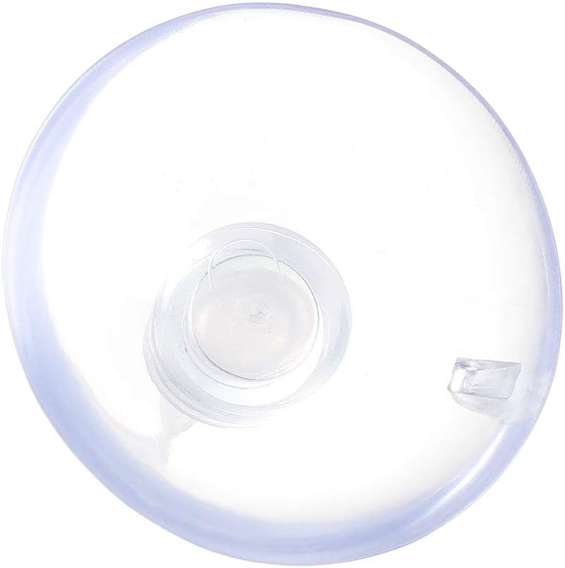 uxcell Aquarium Suction Cup Clips Airline Tube Holders Clamps for Fish Tank Clear 6mm 12Pcs