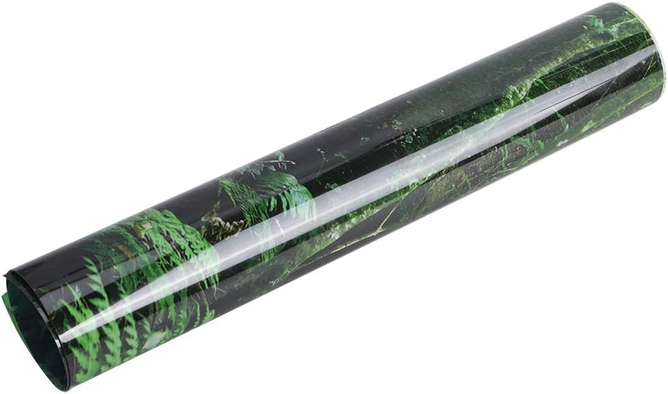 Jonlaki PVC Reptile Box Rainforest Background Poster Self Adhesive Sticker Aquarium Decoration (61 * 41cm)