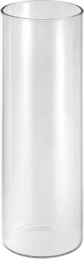 PATIKIL Clear Glass Cylinder Vase, 7.9" Tall and 2.6" Dia Tabletop Flowers Vase Floating Candle Holder Vase for Home Decor Wedding Centerpieces(18.6oz)