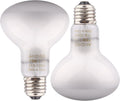 Aiicioo Reptile Basking Light Bulb - 75W Reptile Heat Lamp 2 Pack UVA Daylight Amphibians Basking Bulb for Bearded Dragon Turtle Hermit Crab Gecko Lizard Daylight
