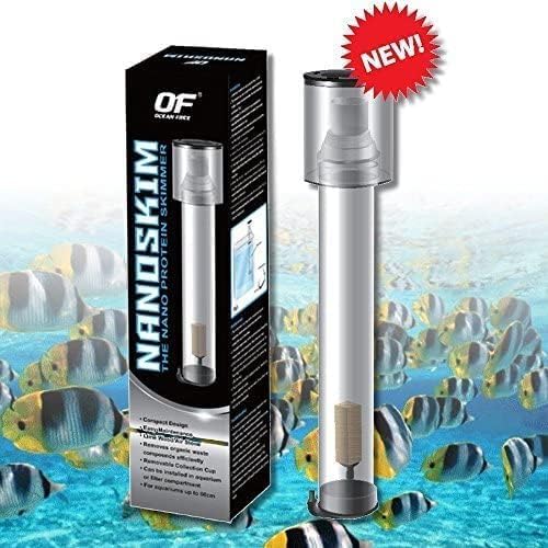 Protein Skimmer NANO 15GAL - Lime Wood Air Stone Saltwater Marine Aquarium Filter by Ocean Free