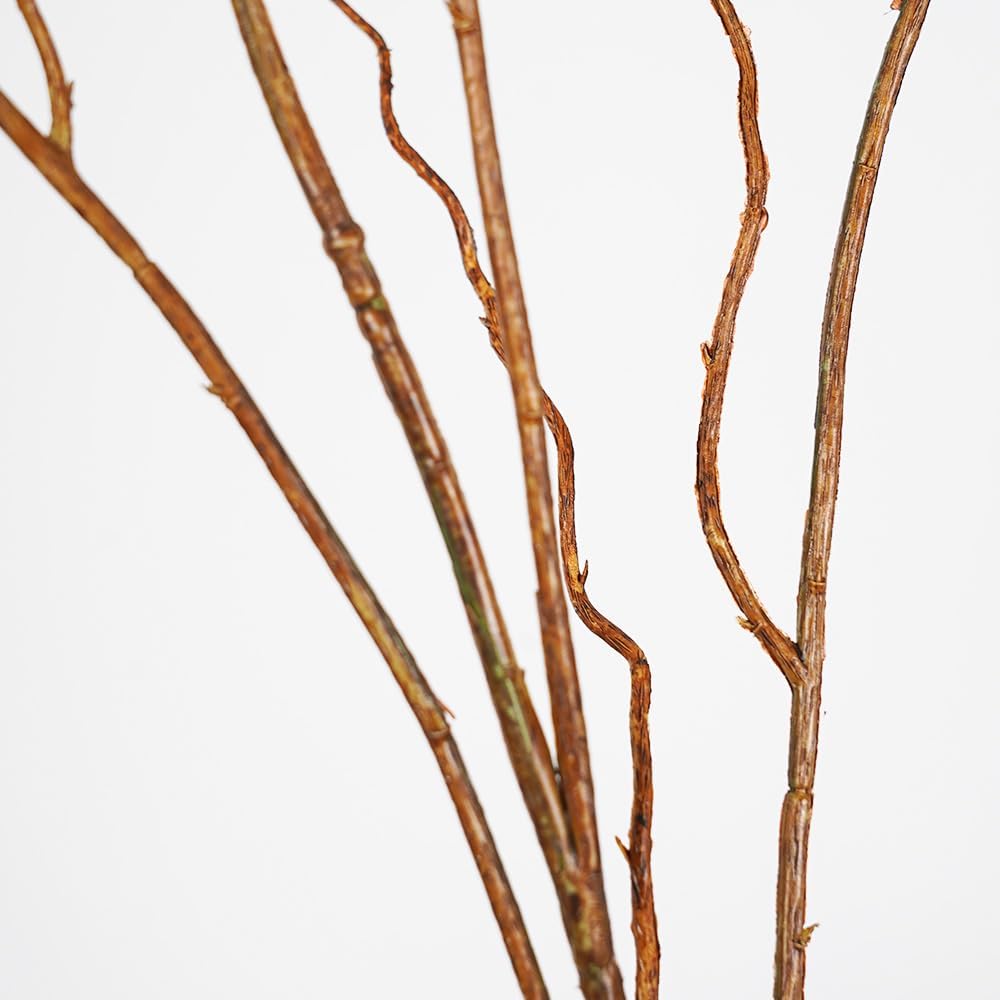 Artificial Plants Faux Greenery Eucalyptus Stems,Faux Branches for Vase Filler,Artificial Ficus Twig Branches Stems for Shop Garden Office Home Décor (3, Stems02)