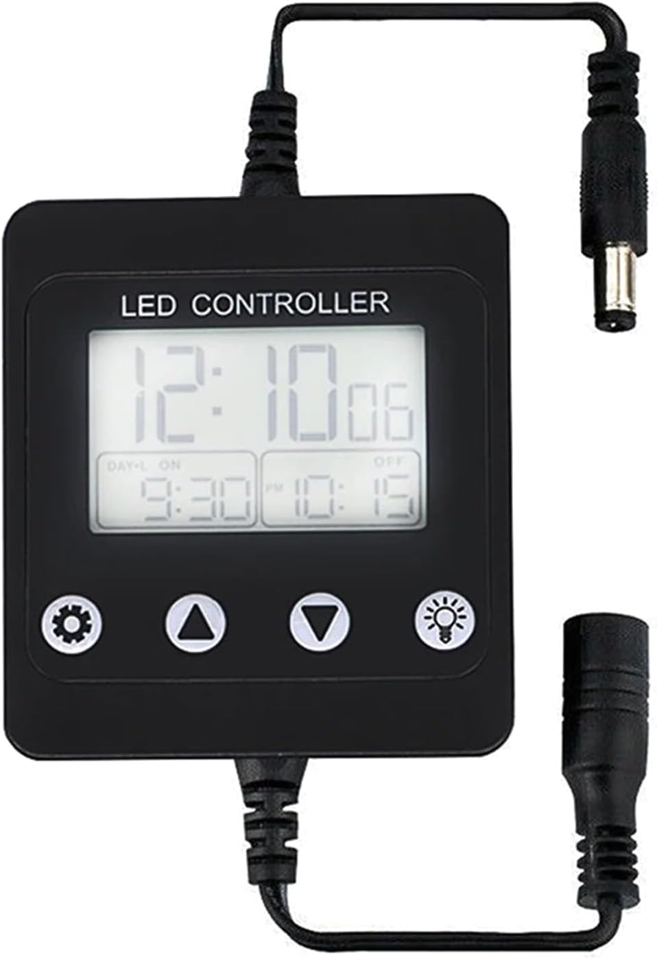 Aquariums Light Timer Simulates Sunrises Sunset Controller with LCD Display for Fish Tanks Various Lighting Types
