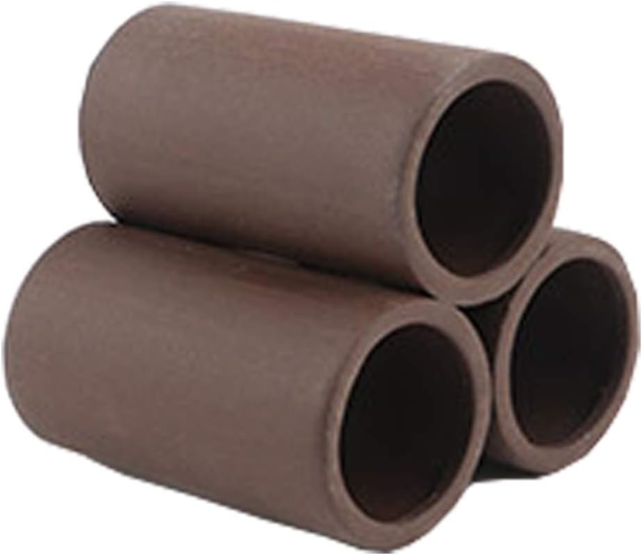 Norgail Handmade Brown Ceramic Shelters - Shrimp Habitat, Breeding Tube, Hiding cave - Hideaway Pipes Reduce Stress, Encourage spawning - Decorative Aquarium Accessories 1PCS (Large)