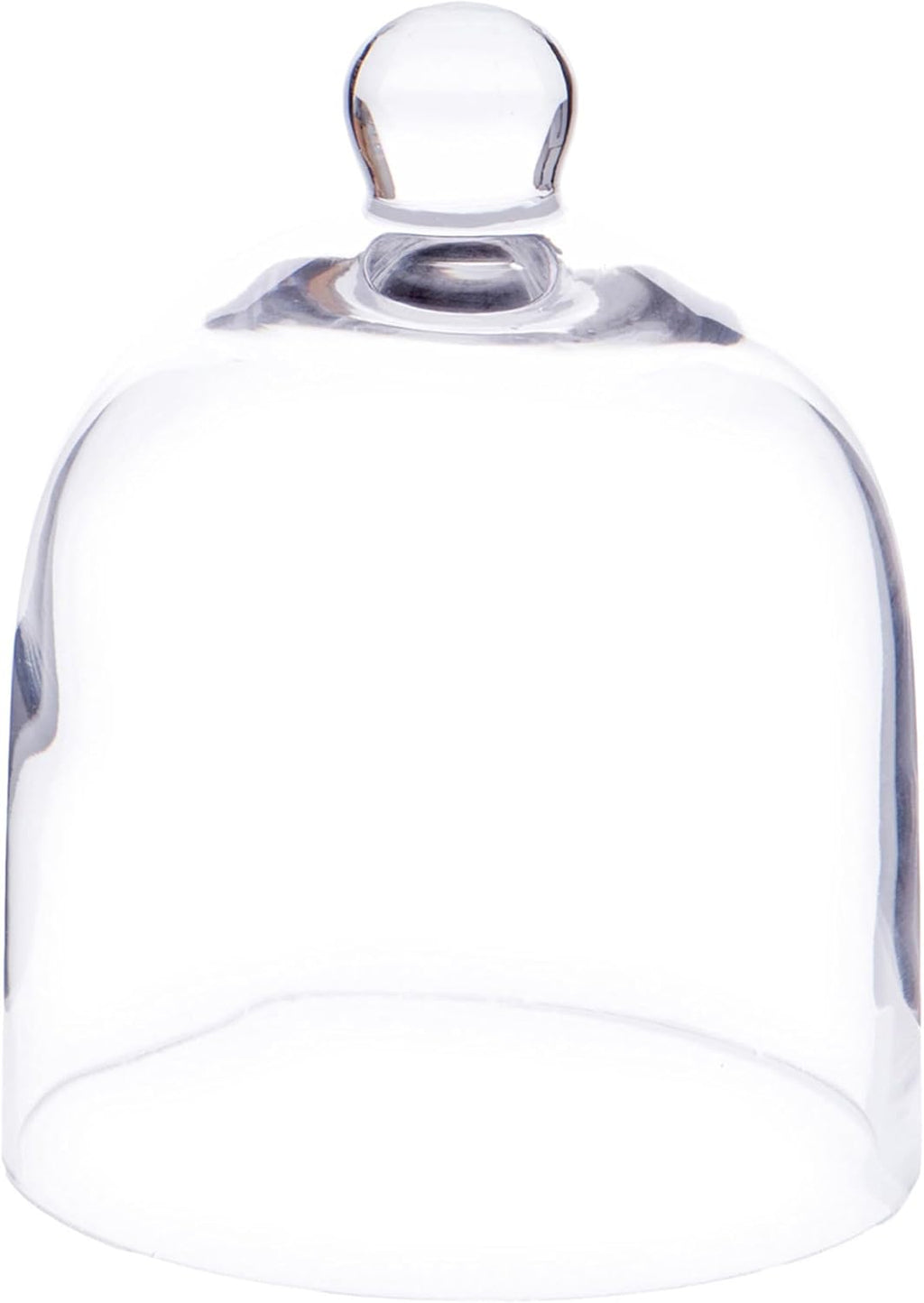 Plymor 5" x 6" Bell Jar Glass Display Dome Cloche (Interior Size 4.75" x 4.5")