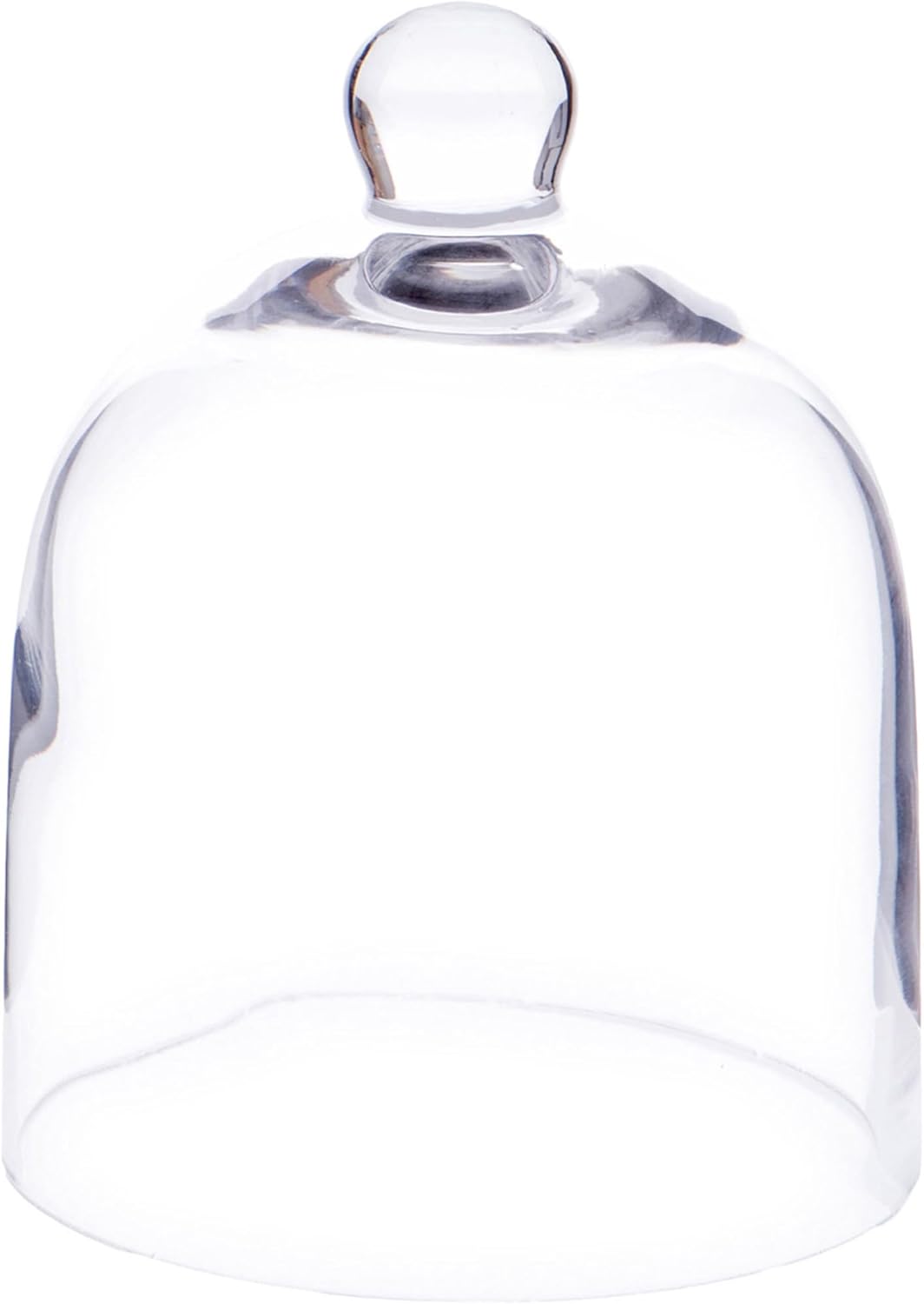 Plymor 5" x 6" Bell Jar Glass Display Dome Cloche (Interior Size 4.75" x 4.5")