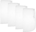 4 Pack 180μm Aquarium Filter Bags Aquarium Filter Bag Mesh Bags Drawstring Media Bag for Aquarium Purigen Packets for Aquarium Filter 7.5 * 3.6" Extra Fine Filter Impurities