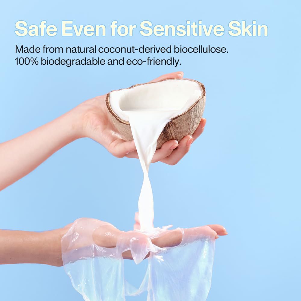 In-depth Moisture Bio-Cellulose Face Mask – Deep Hydration & Barrier Repair Sheet Mask with Natural Ingredients | Korean Skincare for Dry & Sensitive Skin (Moisture, 8 Count (Pack of 1))