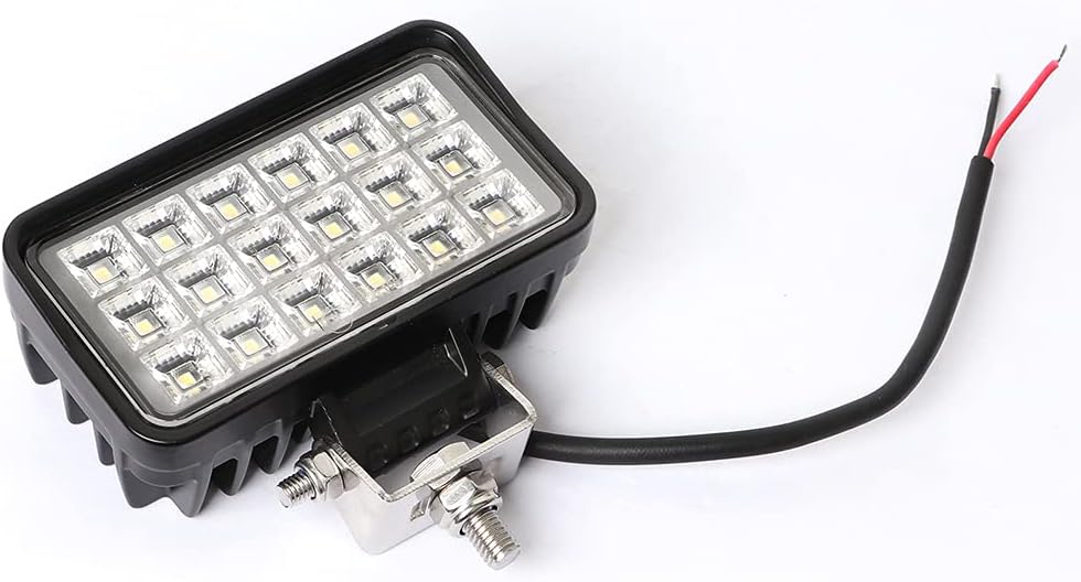 EXZEIT 36W Backup Lights, 150° Flood Reverse Light, 4.4 Inch Compatible with Truck Polaris Tractor Golf Cart UTV ATV, 12/24V
