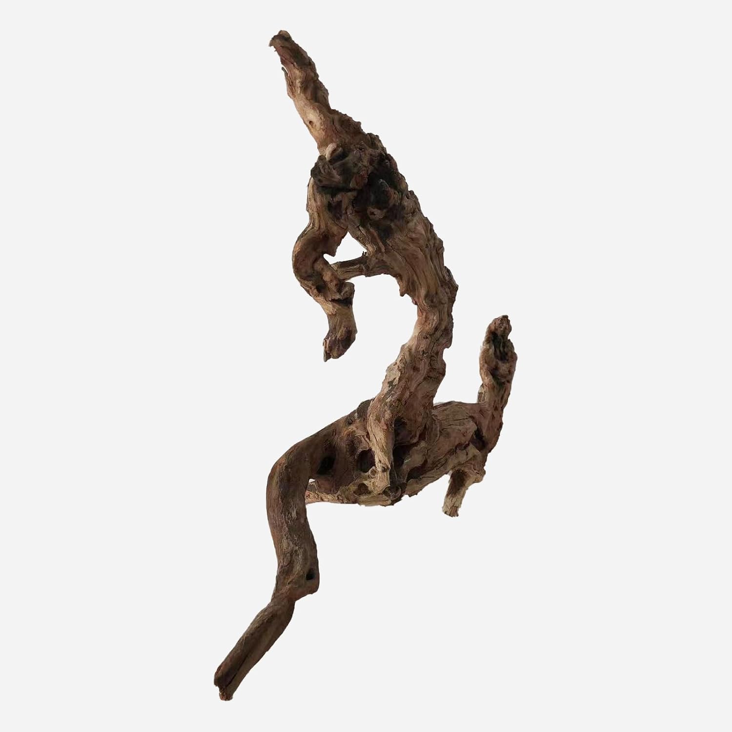 LYPHARD AQUARIUMS Natural Driftwood for Aquarium Decor, L20.08×W6.69×H18.11 Inches Large Drift Wood Decorations for Reptile Hide, Fish Tank, Optional Shapes