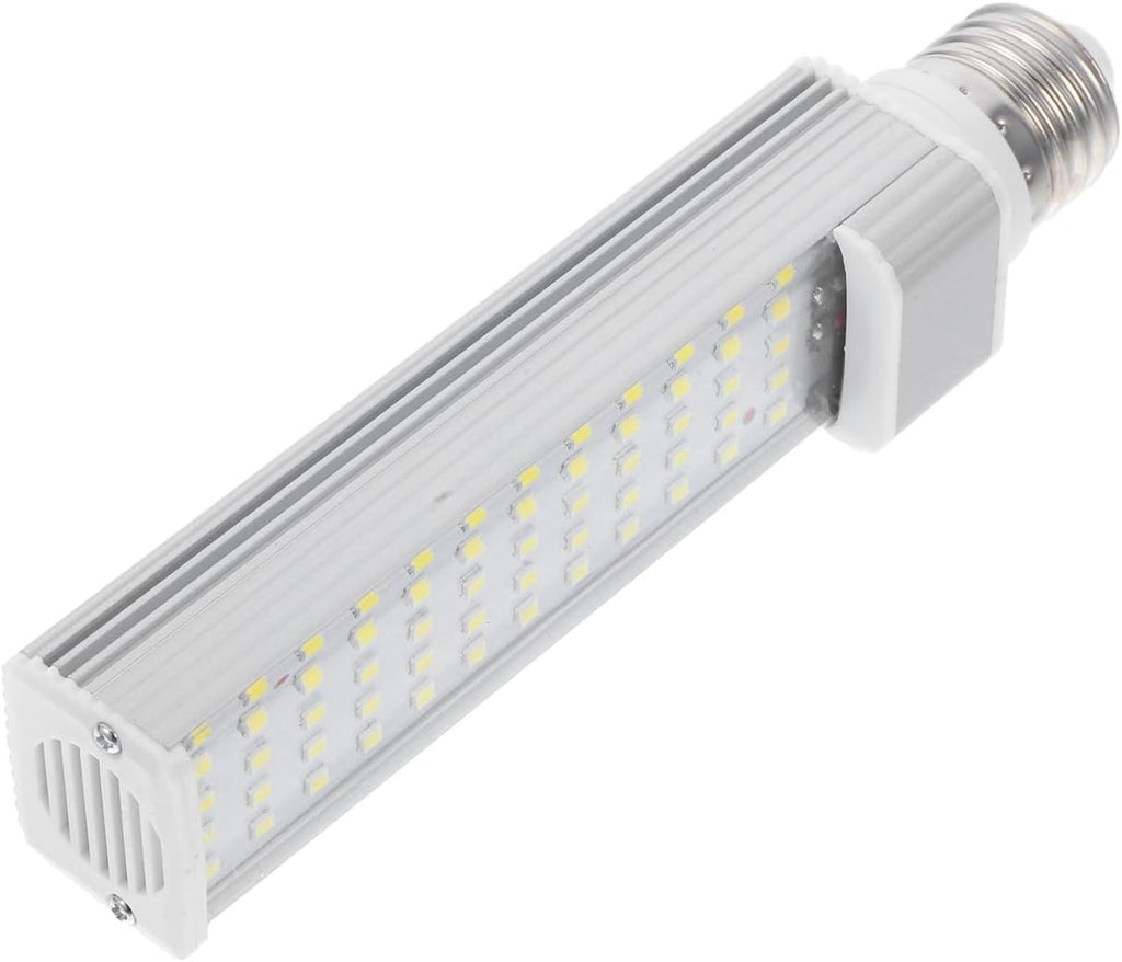 UEETEK E27 Aquarium Light Bulb : 11W White 6500K LED Corn Bulb Fish Tank Light for Coral and Plant Growth, 6.68X1.49X1.38in