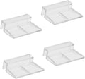 4pcs Clear Color Acrylic Aquarium Fish Tank Glass Cover Clip Support Holder (12mm)