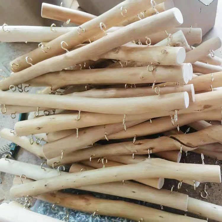 2pcs 15 inch Natural Driftwood wall hanging decor driftwood Decorative Branches Jewelry Hanger Rustic Wood Logs Hanging Branch Decor