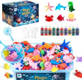 TMOL Magic Water Elf Toy Kit, Aqua Fairy Water Gel Kit for Kids with 10 Magic Gel & 6 Molds,Make Your Own Water Pets & Squishy Toys, Craft Kits for Kids Ages 8 9 10 Years Old