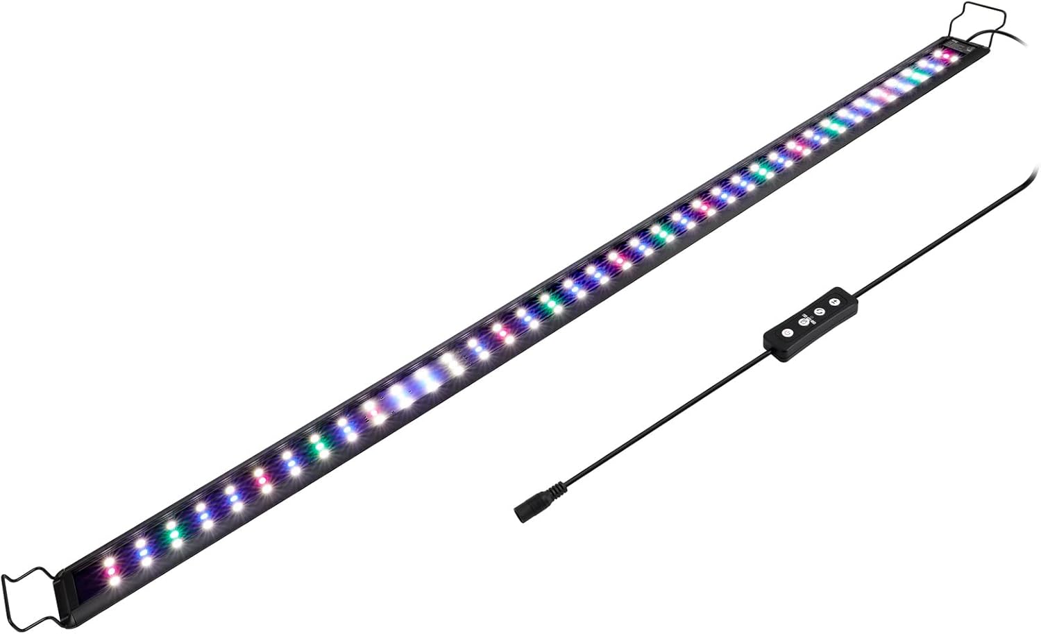 hygger 32W Full Spectrum Aquarium LED Light with 10 Levels of Brightness, White Blue Red Green LEDs,6H8H12H Timer,RGB Light for 46-54IN Freshwater Fish Tank, Aquatic Plants Tropical Ornamental Fish