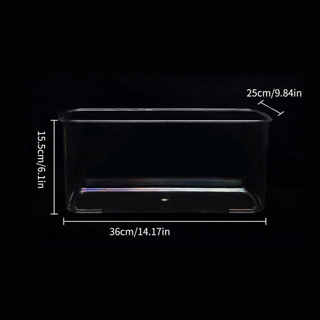 Clear Acrylic Fish Tanks Large Capacity Aquariums for for Axolotls, Newts Clear Acrylic Aquariums Tanks