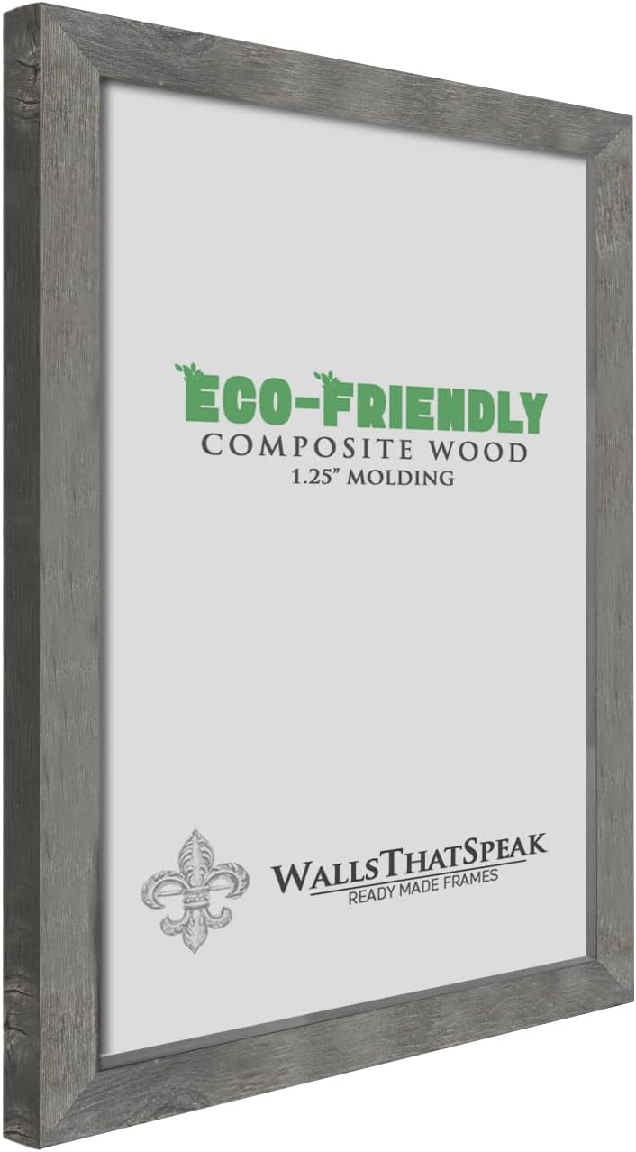 wallsthatspeak 16x24 American Barn Picture Frame for Puzzles Posters Photos or Artwork
