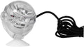 YARNOW Submersible LED Aquarium Spotlight with Convex Lens and Durable Silicone Suction Cup Decorative Fish Tank Light for Vessels Ponds Pools US Plug Multi-Color Changing