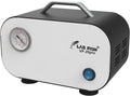 LAB FISH Lab Vacuum Filtration Pump Portable Oilless Diaphragm Pump 20L/min Adjustable Pressure W/Rubber Tube,110V-220V