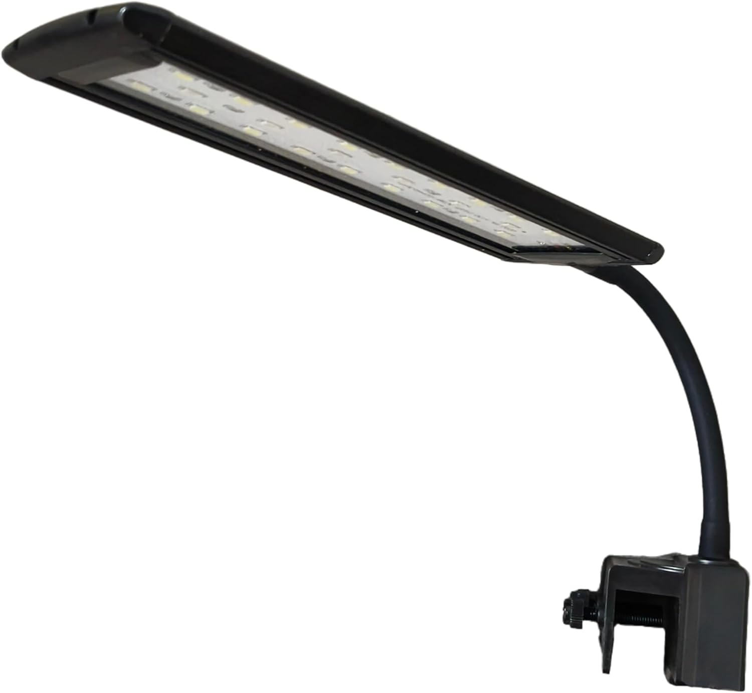 10W Clip-On Aquarium Light - White/Blue/Red,5 Brightness Levels,Timer (3/6/12H)