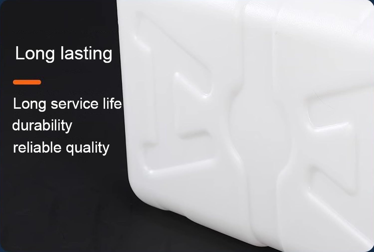White Water Storage Tank Large Capacity Water Tank 25L/30L/50L/75L/100L/200L Thick Horizontal Water Tank Food Grade Plastic Bucket with Cover and Valve(Size:30L)