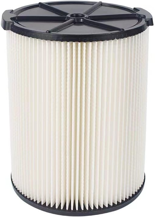 2 Pack VF4000 Replacement Filter for Ridgid Shop Vac Filter 5-20 Gallon 6-9 Gallons Vacuum Cleaners, Wet Dry Vacuum filter for Ridgid shop vac filters