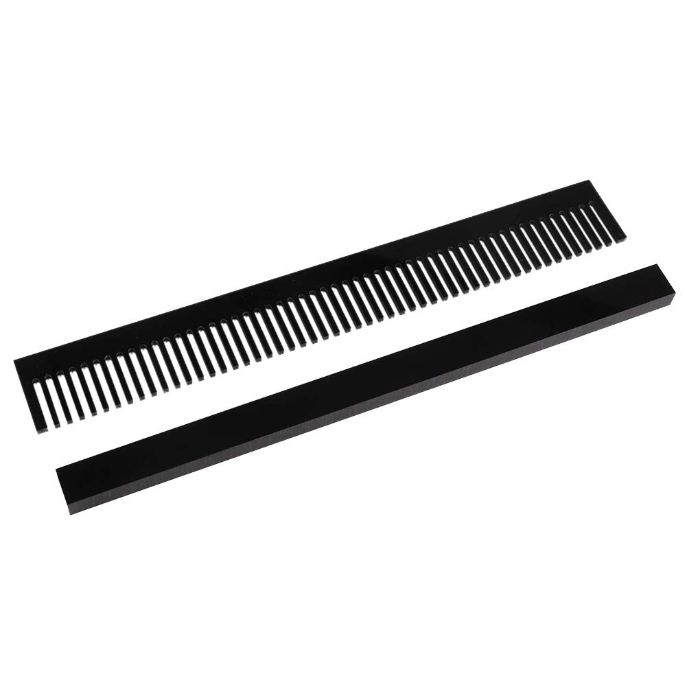 Aquarium Overflow Comb 320mm Length Black Fish Weir Comb