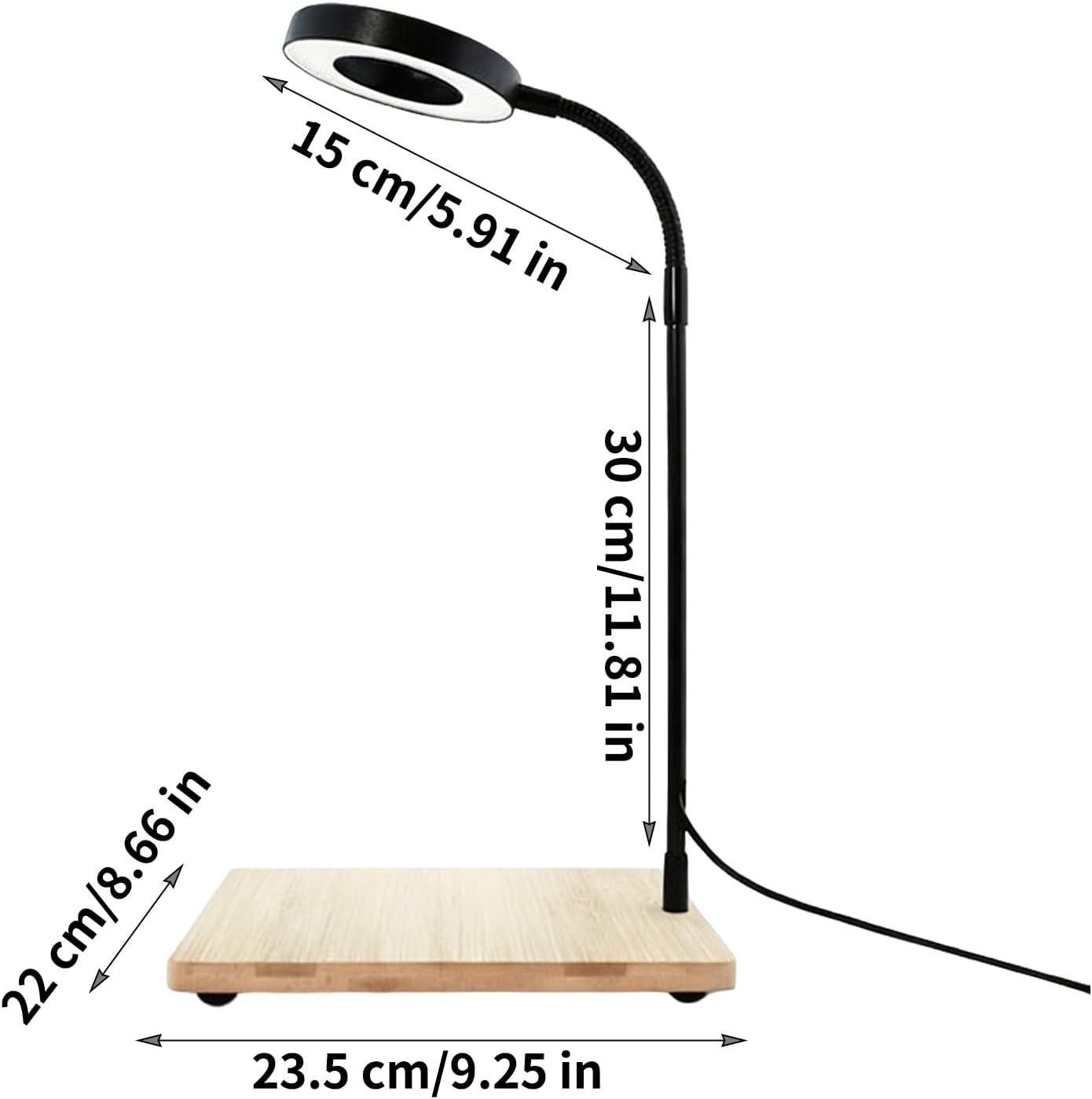 LED Grow Light - USB Powered Full Spectrum LED Aquarium Lamp, Plant Growth Function, Terrariums Growing Lamp for Home, Study, Office, Desk, Display, Aquariums, Indoor Gardening