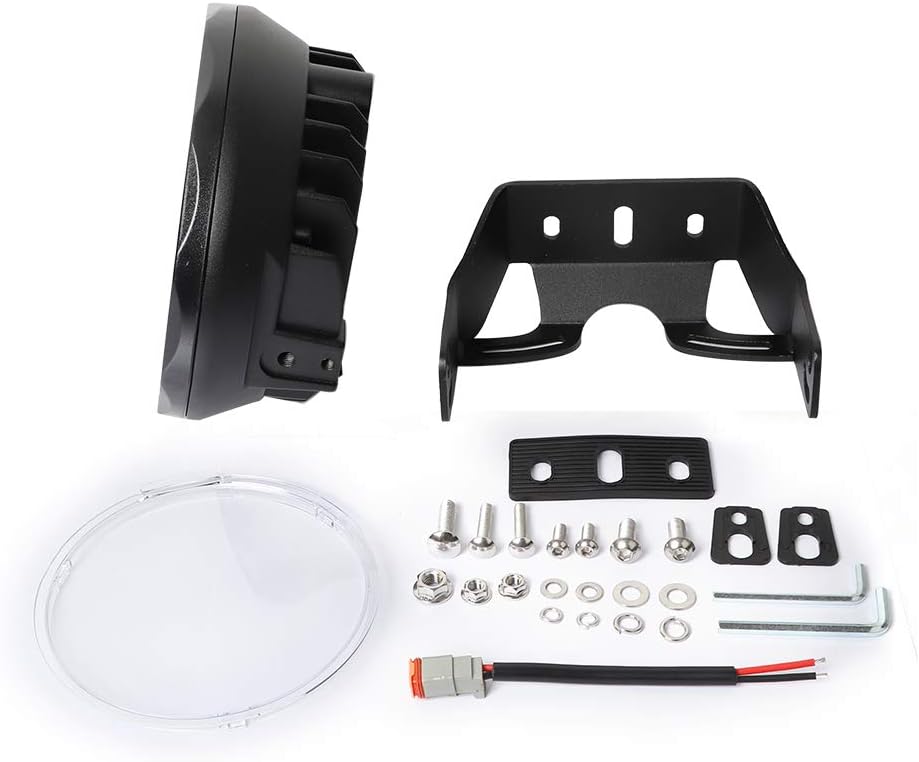EXZEIT 7 Inch 256W Driving Lights 20480 Lumens Fog Lights Offroad Light Driving Lights for Jeep Trucks Toyota SUV UTV