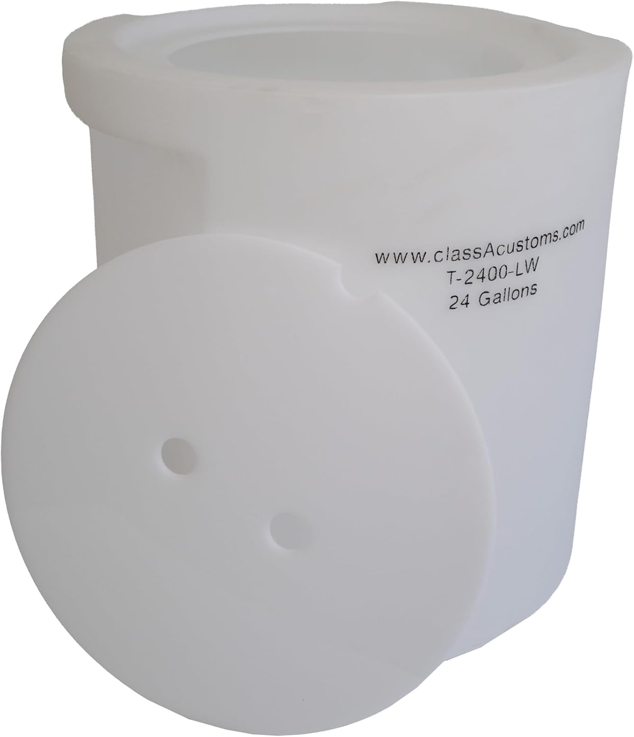 classAcustoms Marine T-2400-LW 24 Gallon Livewell/Baitwell for Live Fishing Bait, and Keeping Caught Fish Alive. Use on Fishing Boat, Pontoon Boat, Piers, and Fishing Docks, and for Shore Fishing.