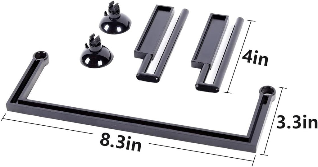 Aquarium Floating Plant Corral, Intercepting Floating Plants from Filters and Heaters, Adjustable Height with Water Level, Can Be Used to Framed and Frameless Aquariums. (Style 2)