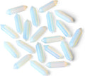 ZHIYUXI Opalite Crystal Opal Stone Crystals and Stones Opalite Gifts Healing Crystals and Healing Stones Magic Crystal Wand Reiki Witchcraft Therapy Meditation Accessories Decor 10 PCS