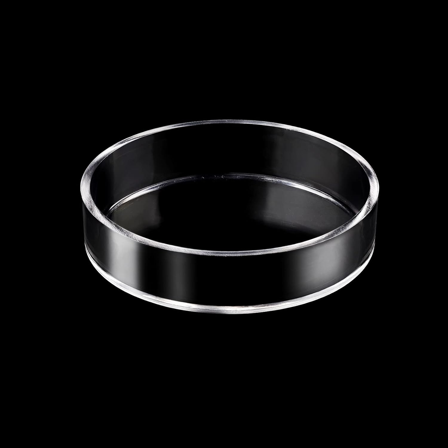 Aquarium Shrimp Feeder Dish Round Clear Fish Tank Feeding Dish Bowls (65mm)
