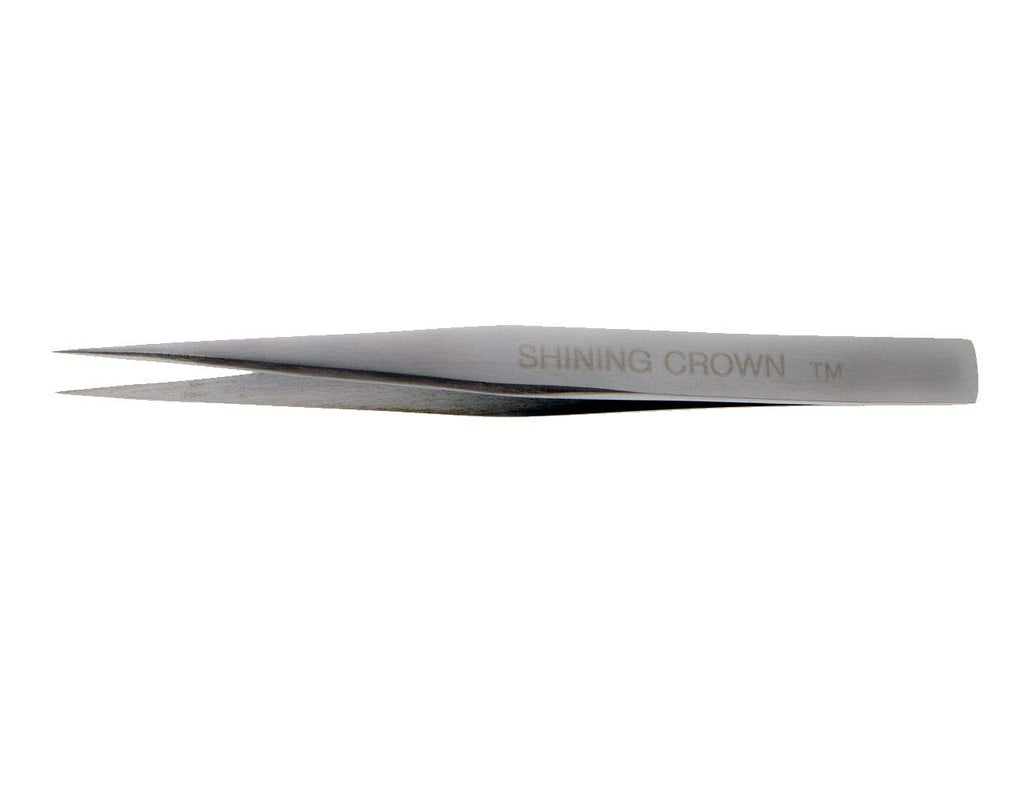 SHINING CROWN Straight Tweezers for Eyelash Extensions 1PC