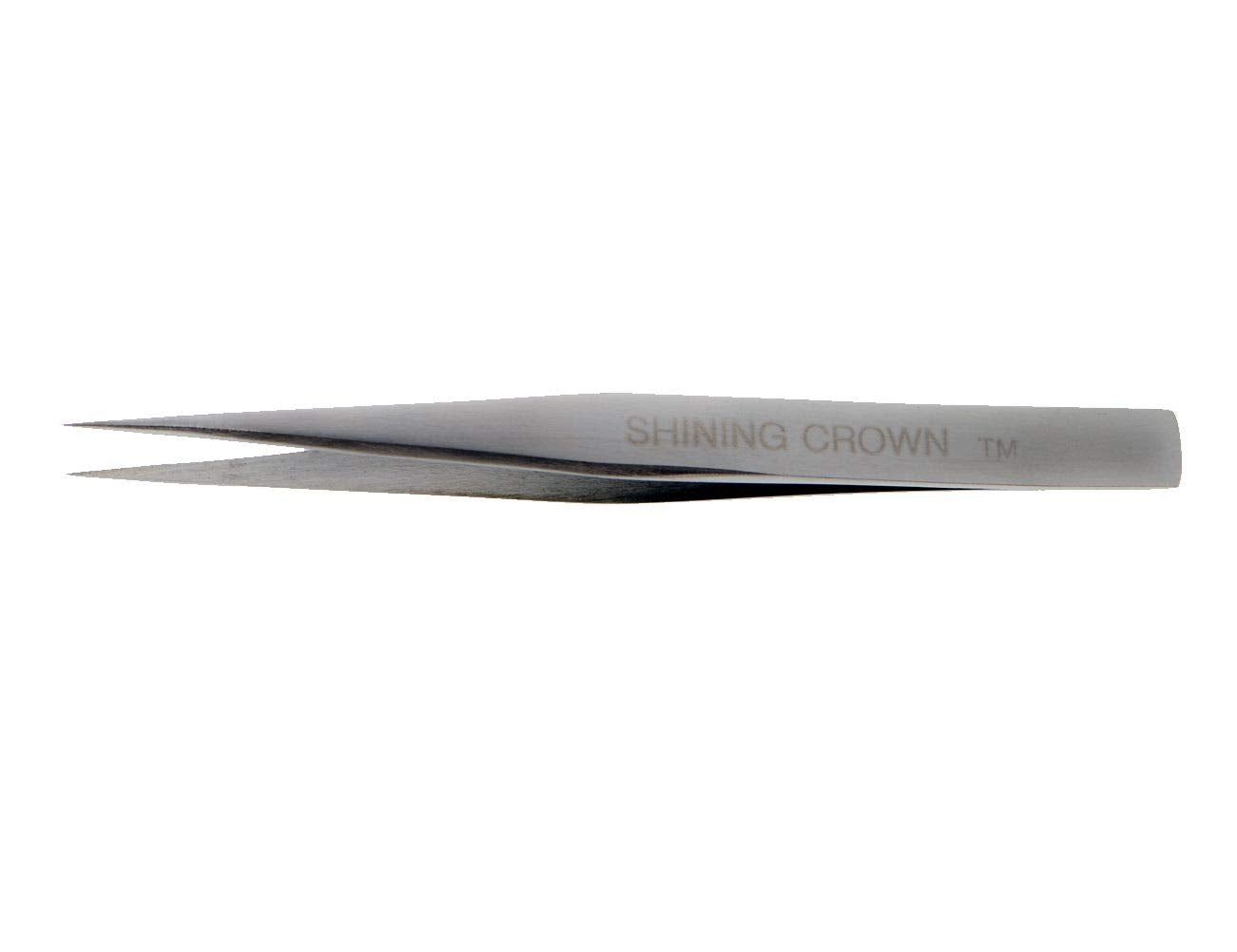 SHINING CROWN Straight Tweezers for Eyelash Extensions 1PC