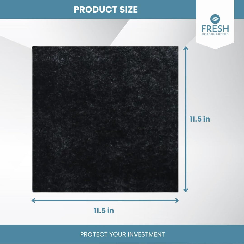 2-Pack Activated Carbon Charcoal Filters For Range Hood - Premium 11.5" x 11.5" Range Hood Filter Replacement for Zephyr Models - For Superior Air Filtration and Home Improvement