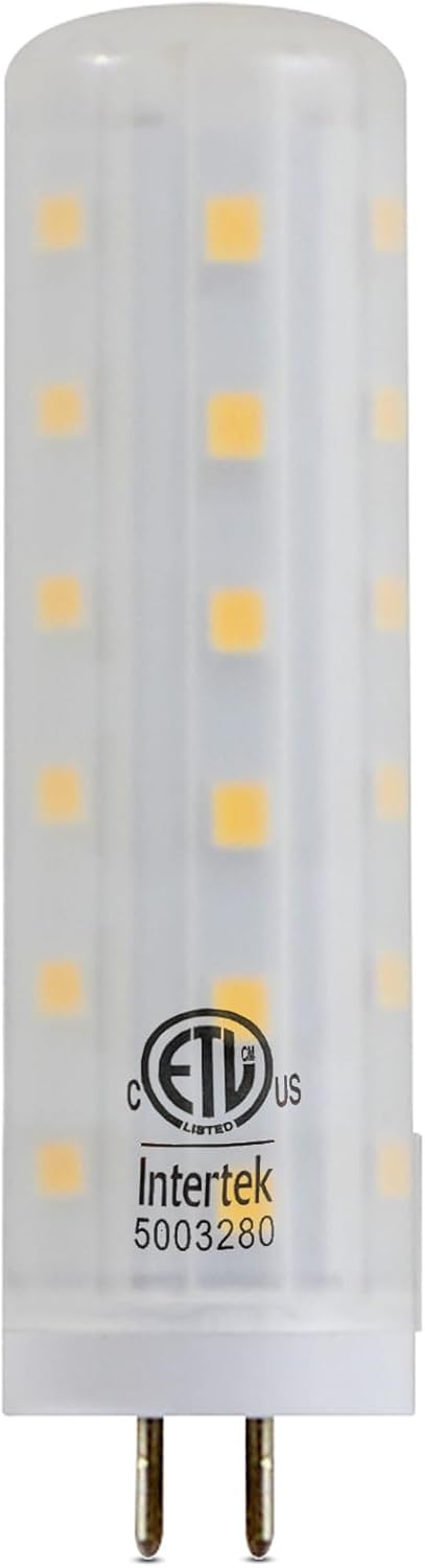 Tech Lighting LED Bi-Pin Replacement Module, Dimmable LED, 3000K, 430 Lumens, Easy to Install, Long Lasting, Energy-Saving, Damp Rated, GY 6.35 Socket (Tall)
