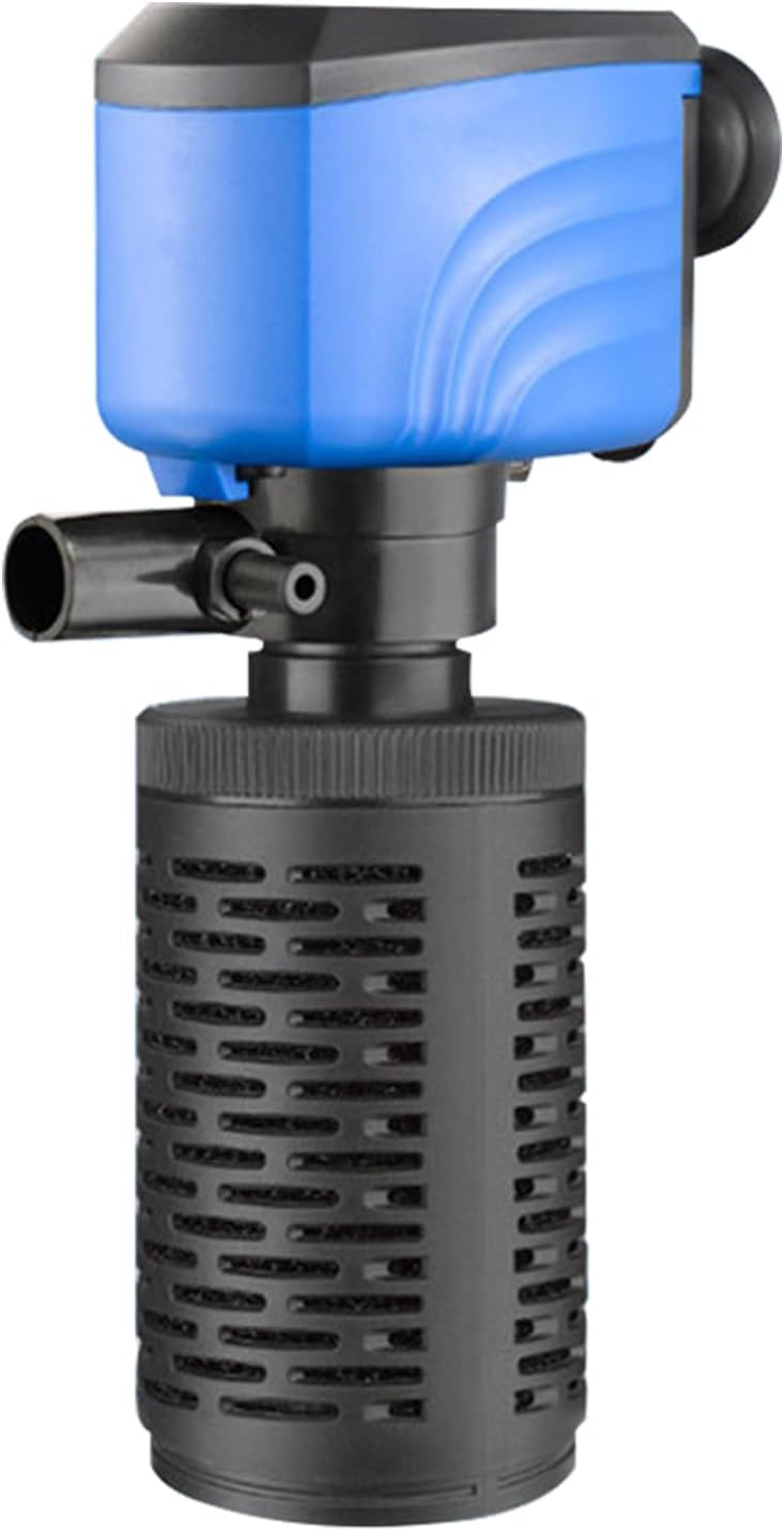 Oxygenation Pond Pump - Water Filter Pump, Internal Aquarium Filtration, Quiet Cleaning Machine, Efficient Powerful Design | Fish Tank Accessory for Living Room Workplace Bedroom Home Aquarium