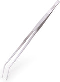 VORESTIC Heavy Duty Aquarium Tweezers Extra Long 23.6 Inch Curved, Long Tweezers for Terrarium, Aquarium Tongs