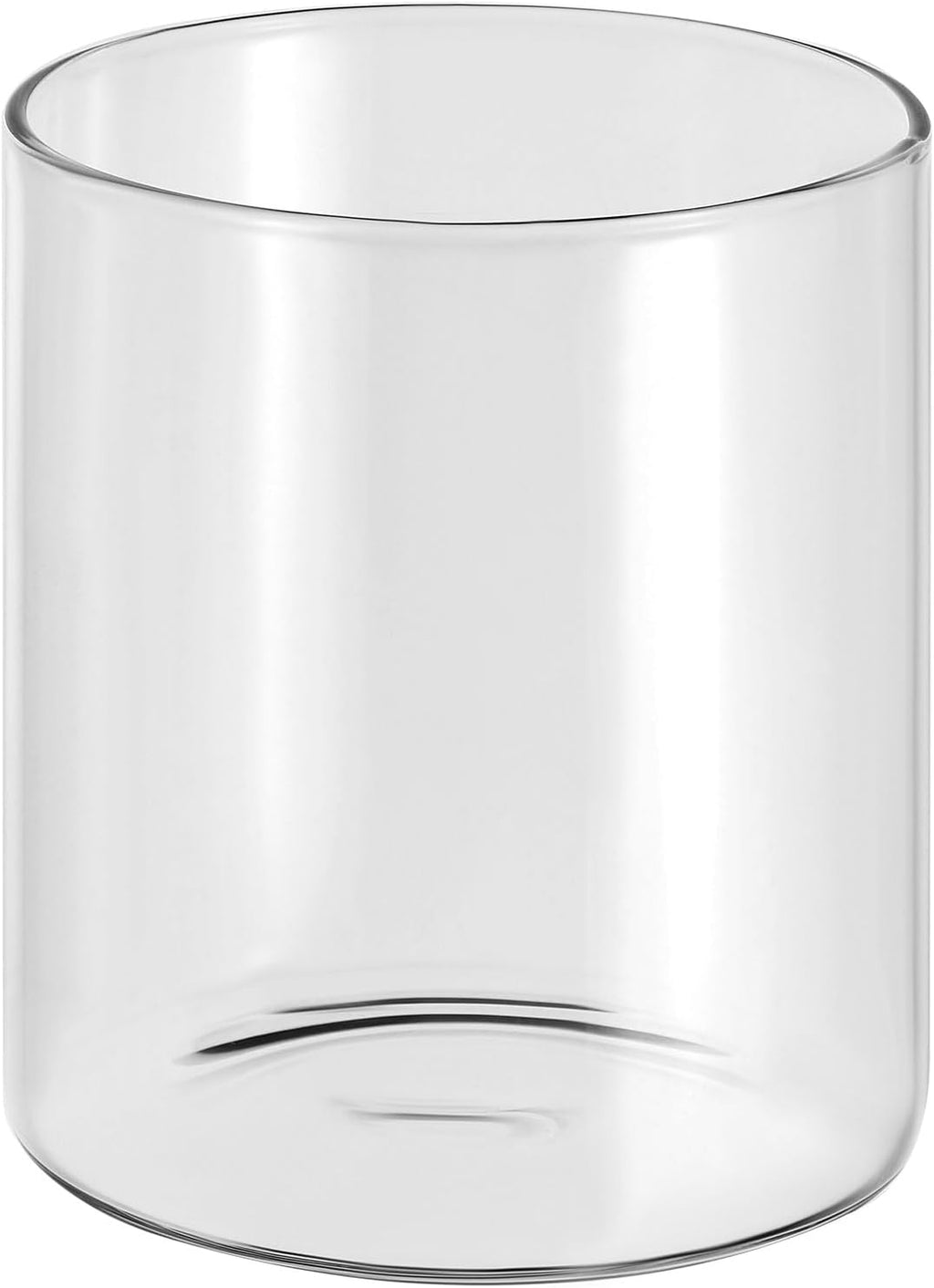 PATIKIL Clear Glass Cylinder Vase, 3.9" Tall and 3.3" Dia Tabletop Flowers Vase Floating Candle Holder Vase for Home Decor Wedding Centerpieces(15oz)