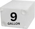 9 Gallon RV Fresh Water Tank, Potable Water Storage Tank for Drinking, Cooking, Cleaning, Showering, for Campers, Trailers, Motorhomes, RVs, Cube Shape, 17" x 14" x 10" (WT-5543)