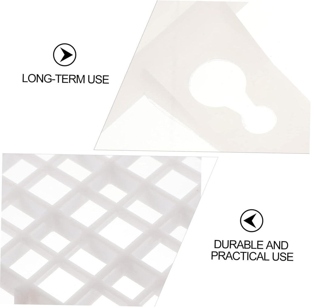 POPETPOP Fish Tank Dividers Aquarium Grid Mesh Isolation Panel for Breeding PVC Material