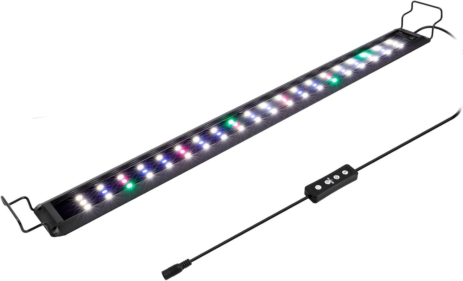 hygger 20W Full Spectrum Aquarium LED Light with 10 Levels Brightness, White Blue Red Green LEDs,6H8H12H Timer,RGB Light for 24~32IN Freshwater Fish Tank, Aquatic Plants Tropical Ornamental Fish