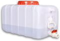 Large Plastic Water Storage Tanks Emergency Water Storage 50L/80L/110L/200L Camping & Hiking Water Storage Water Container Multifunctional Water Tank(Size:80L/21gallon)