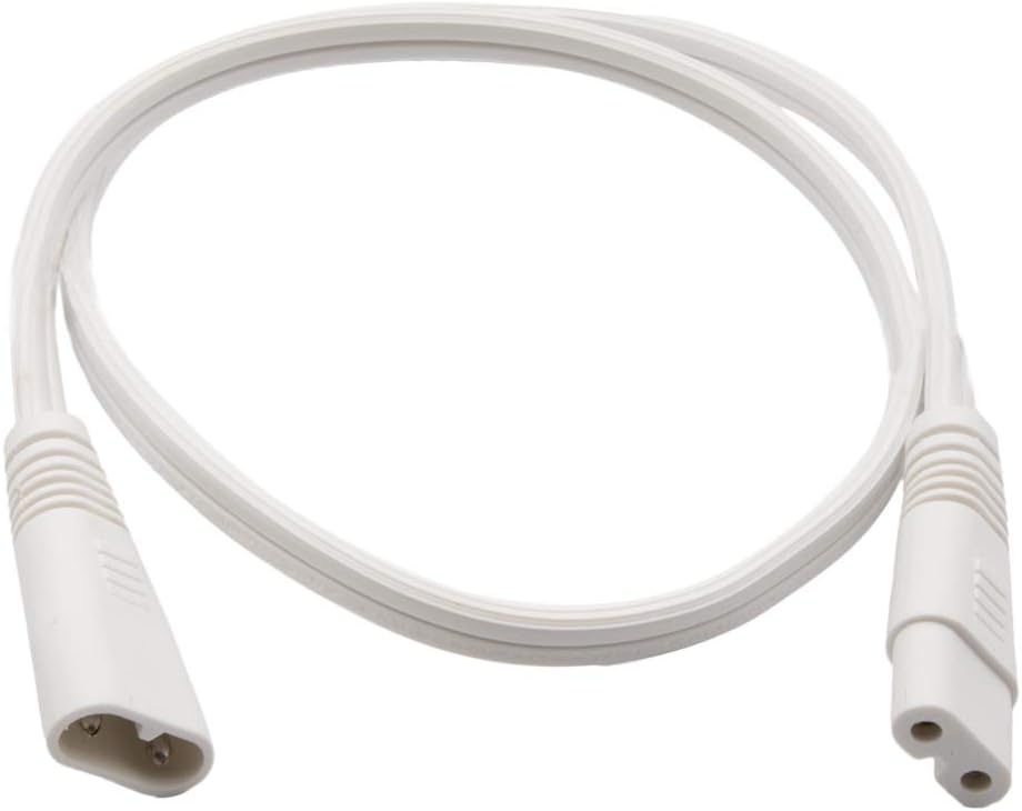 Maxxima 2 Ft. Extension Cable for Linkable Under Cabinet Lights, Combine up to 10 Feet per Pack (5 Pack)
