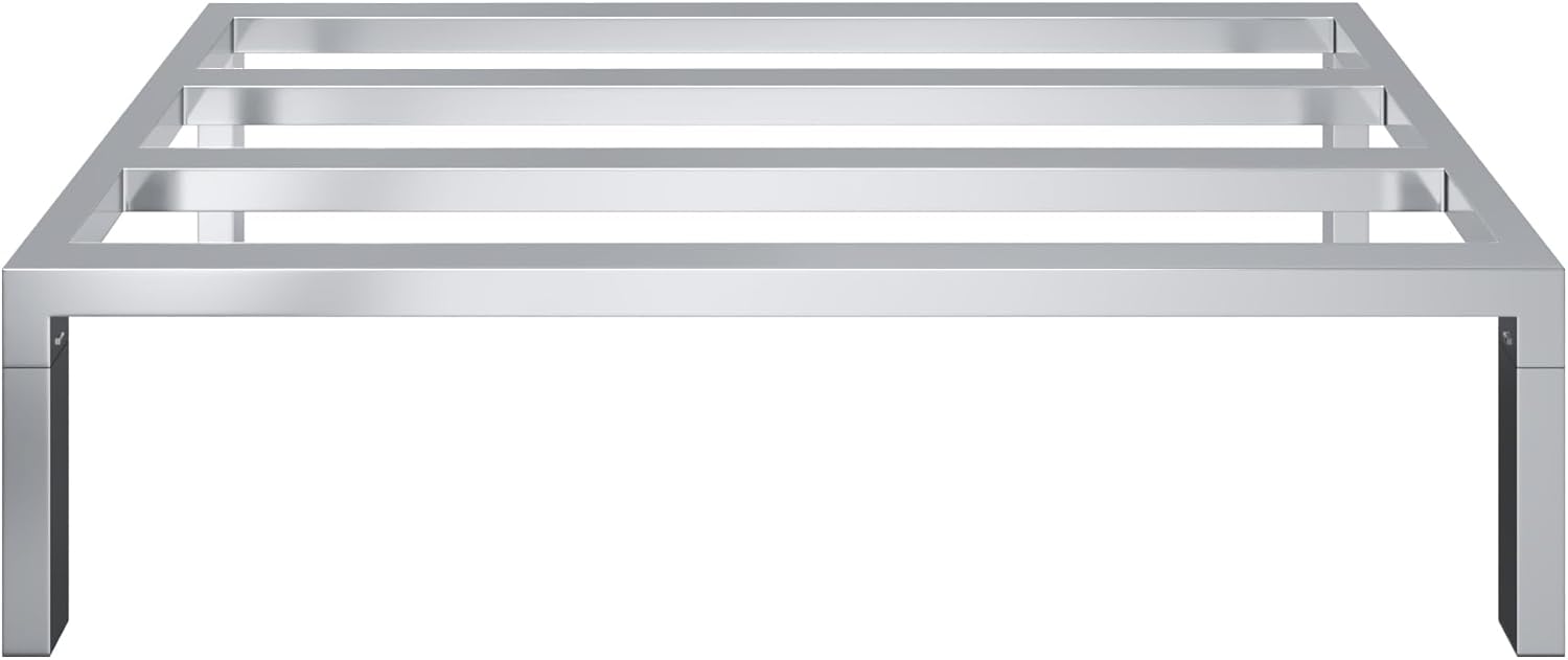 20 in X 48 in. Aquarium Stand | Industrial Style Aluminum Fish Tank Base with Open Frame Design