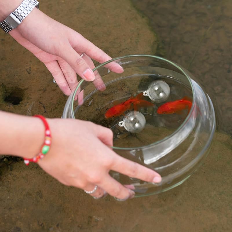 Mipcase Aquarium Floating Decorations 10pcs Abs 3cm Round Bubble Ornaments for Fish Tank and Home Decor